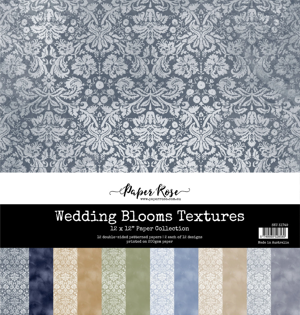Collection de papier Textures Fleurs de mariage 12x12 31749