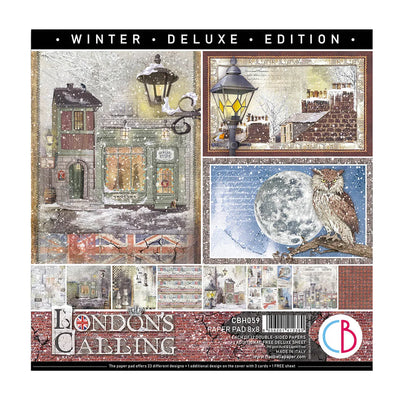 L'appel de Londres Bloc 8x8 12/Paq + 1 feuille de luxe gratuite