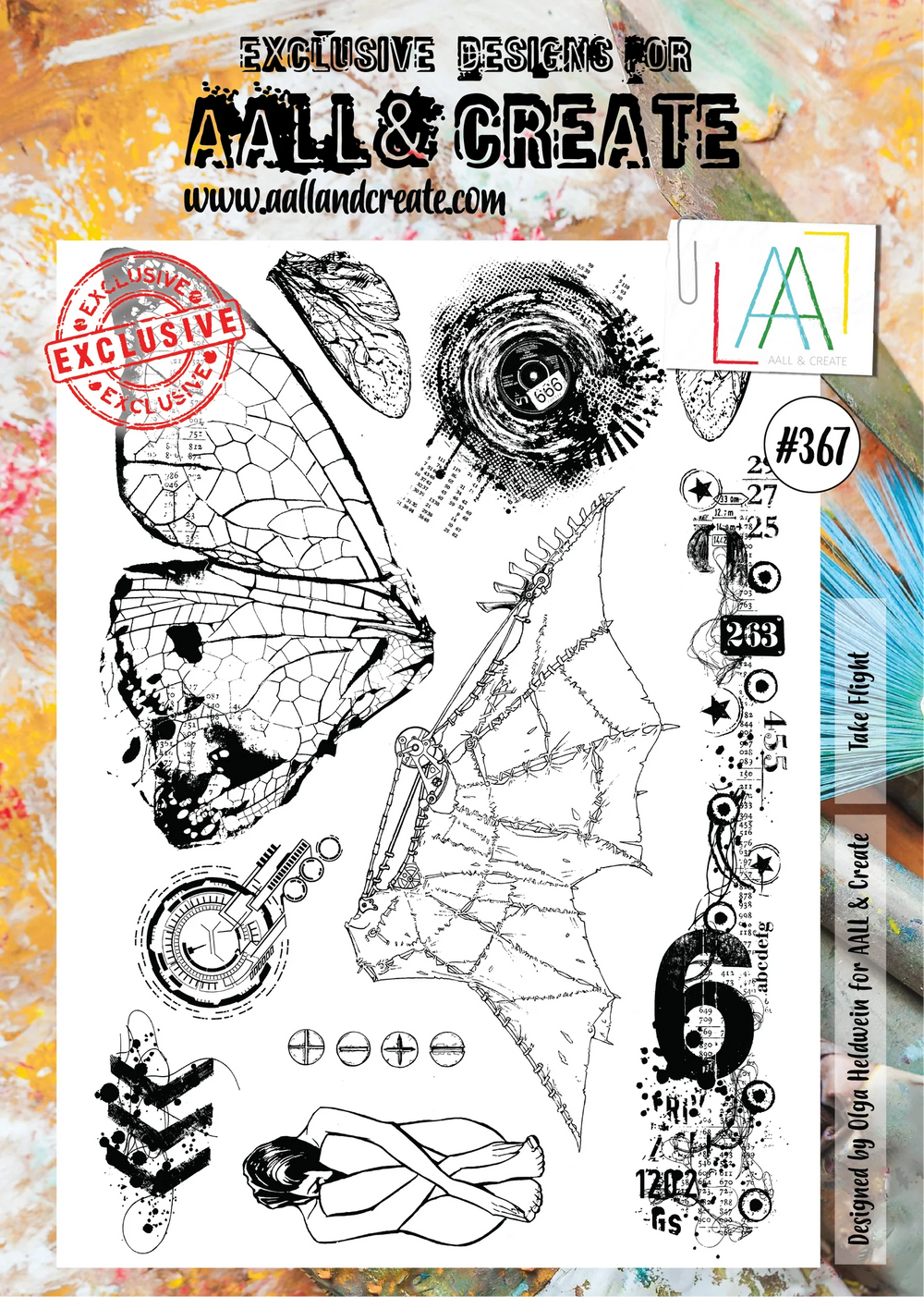 AALL and Create Stamp Set - 367 - Take Flight — Ecstasy Crafts
