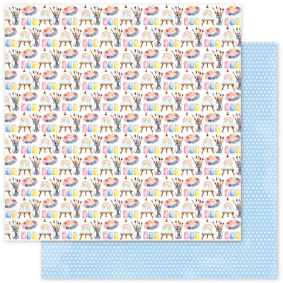 Little Artists Motifs Papier 12x12 (Paquet en Gros de 12) 35062