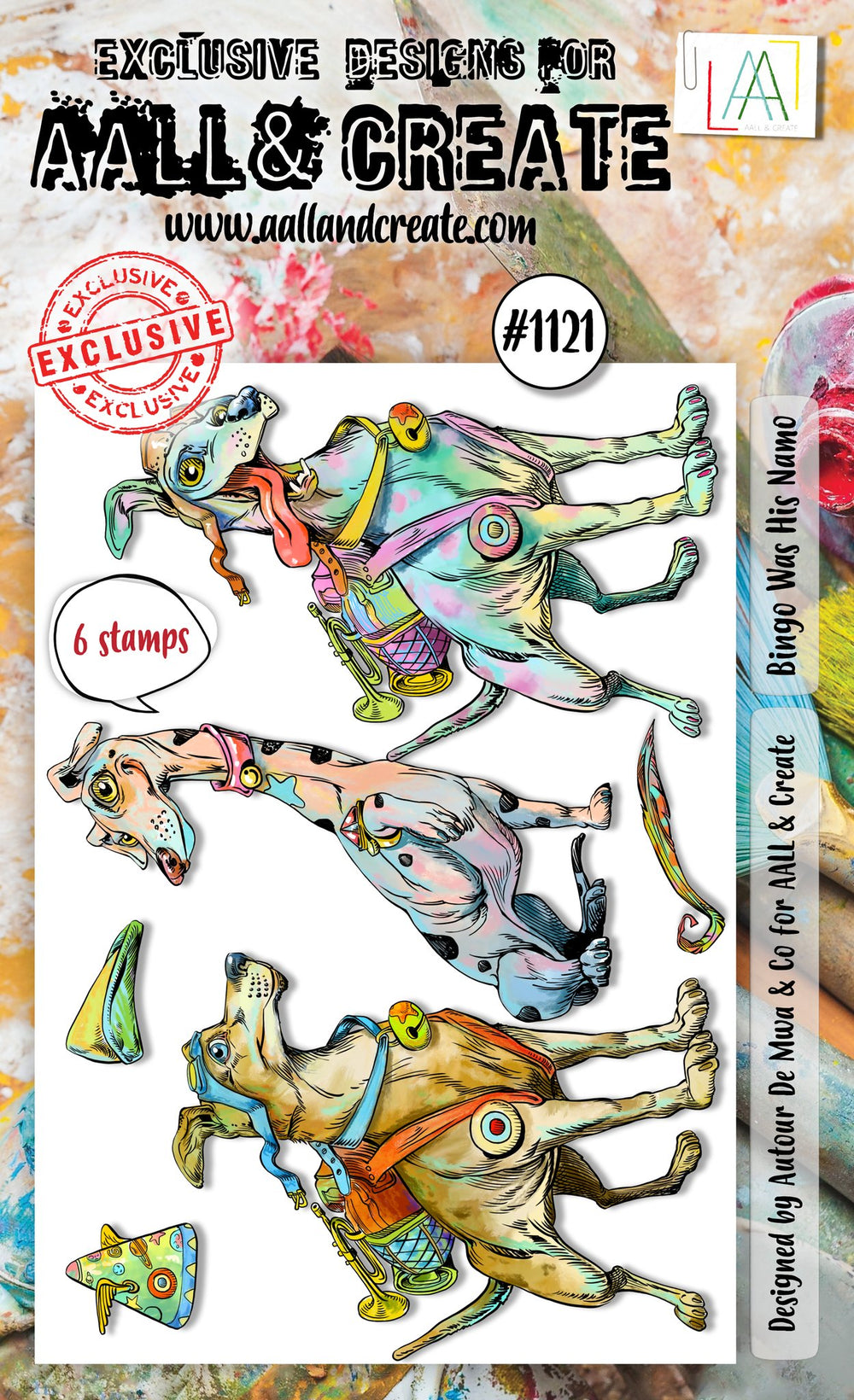 AALL and Create - A6 Stamp Set - Bingo Was His Namo — Ecstasy Crafts