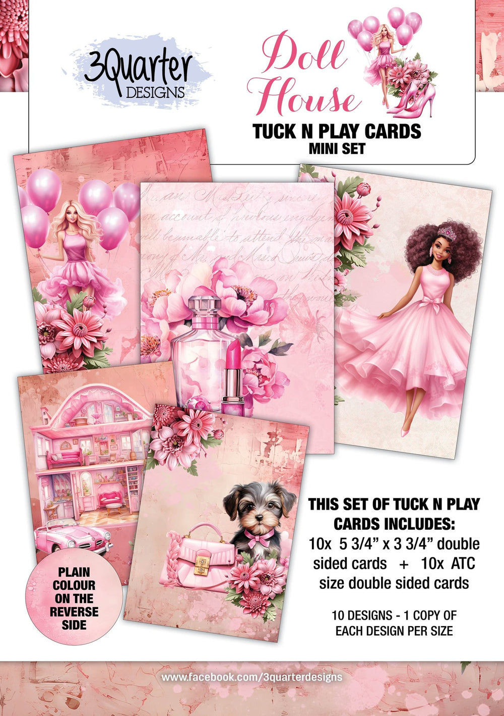 3Quarter Designs Doll House Tuck N Play Cards Pack Mini Set — Ecstasy Crafts