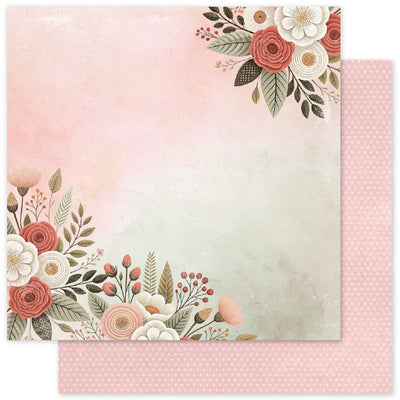 Papier Strawberry Friends Basics B 12 x 12 (Paquet en vrac de 12) 34890