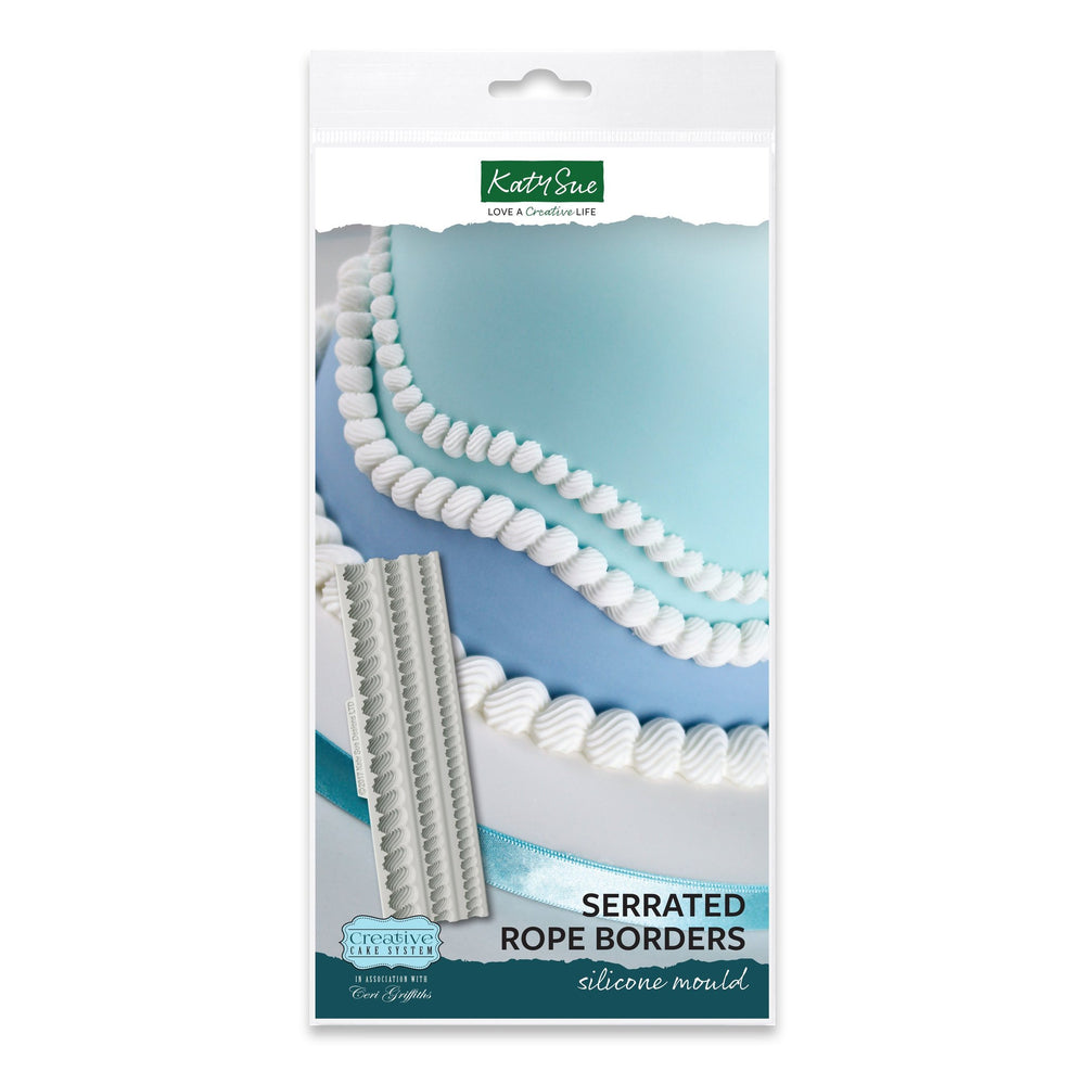 Serrated Rope Borders Silicone Mould — Ecstasy Crafts