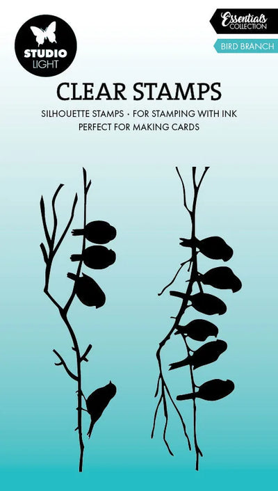 Tampons Clairs SL Oiseaux Branche Essentiels 2 Pcs
