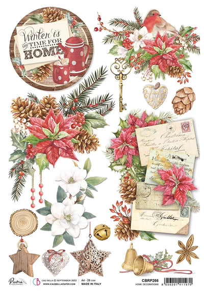 Papier de riz A4 Piuma Décoration intérieure - 5 feuilles