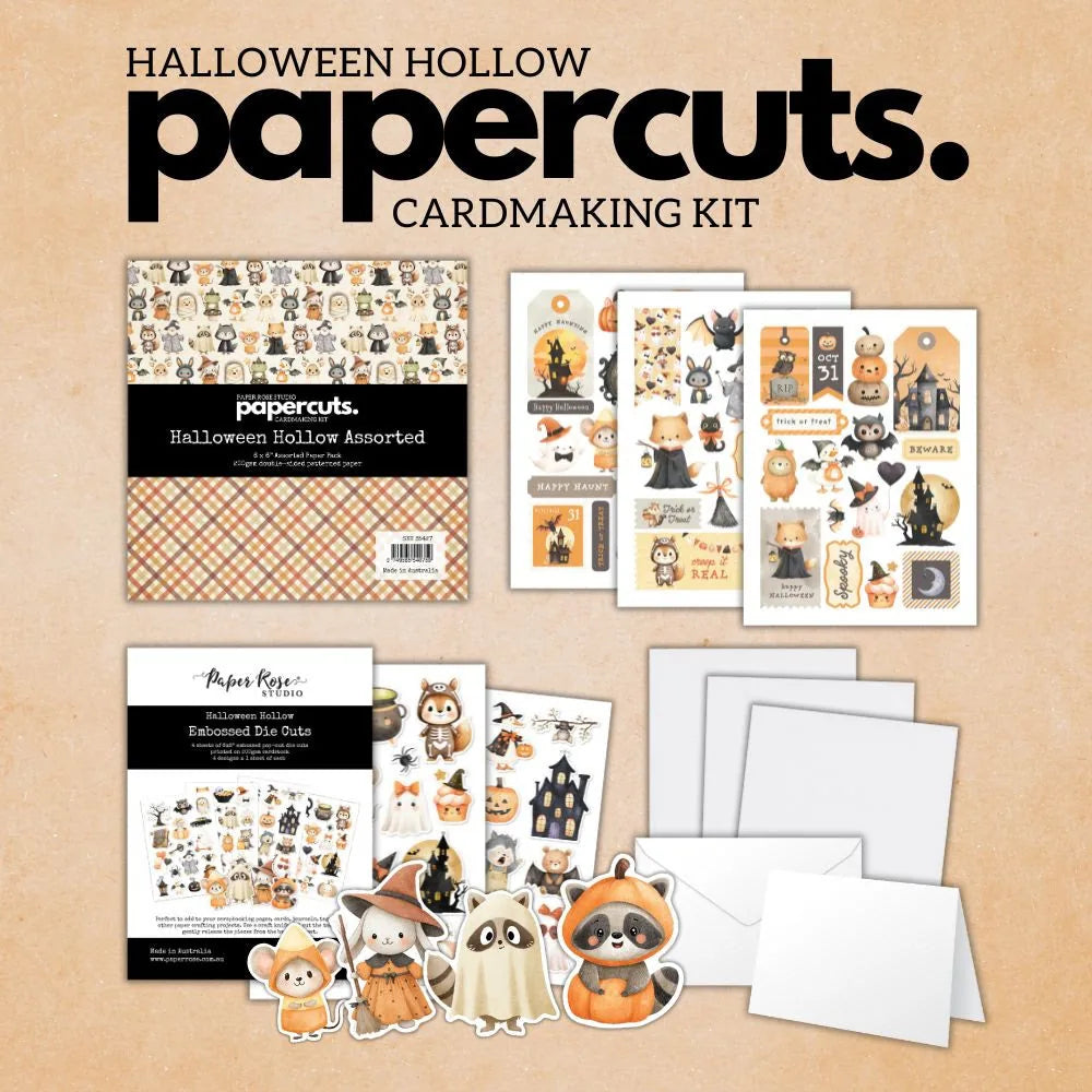 Kit de fabrication de cartes Halloween Hollow Papercuts 35427