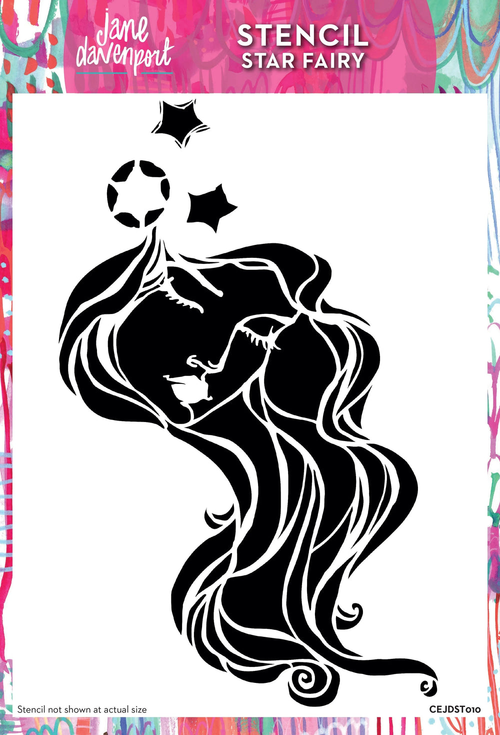 Pochoir « Star Fairy » de Jane Davenport par Creative Expressions, 8 po x 12 po
