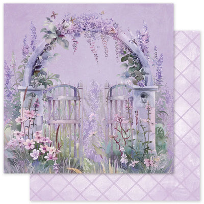 Papier Lavande & Fées C 12x12 (Paquet en vrac de 12) 33486
