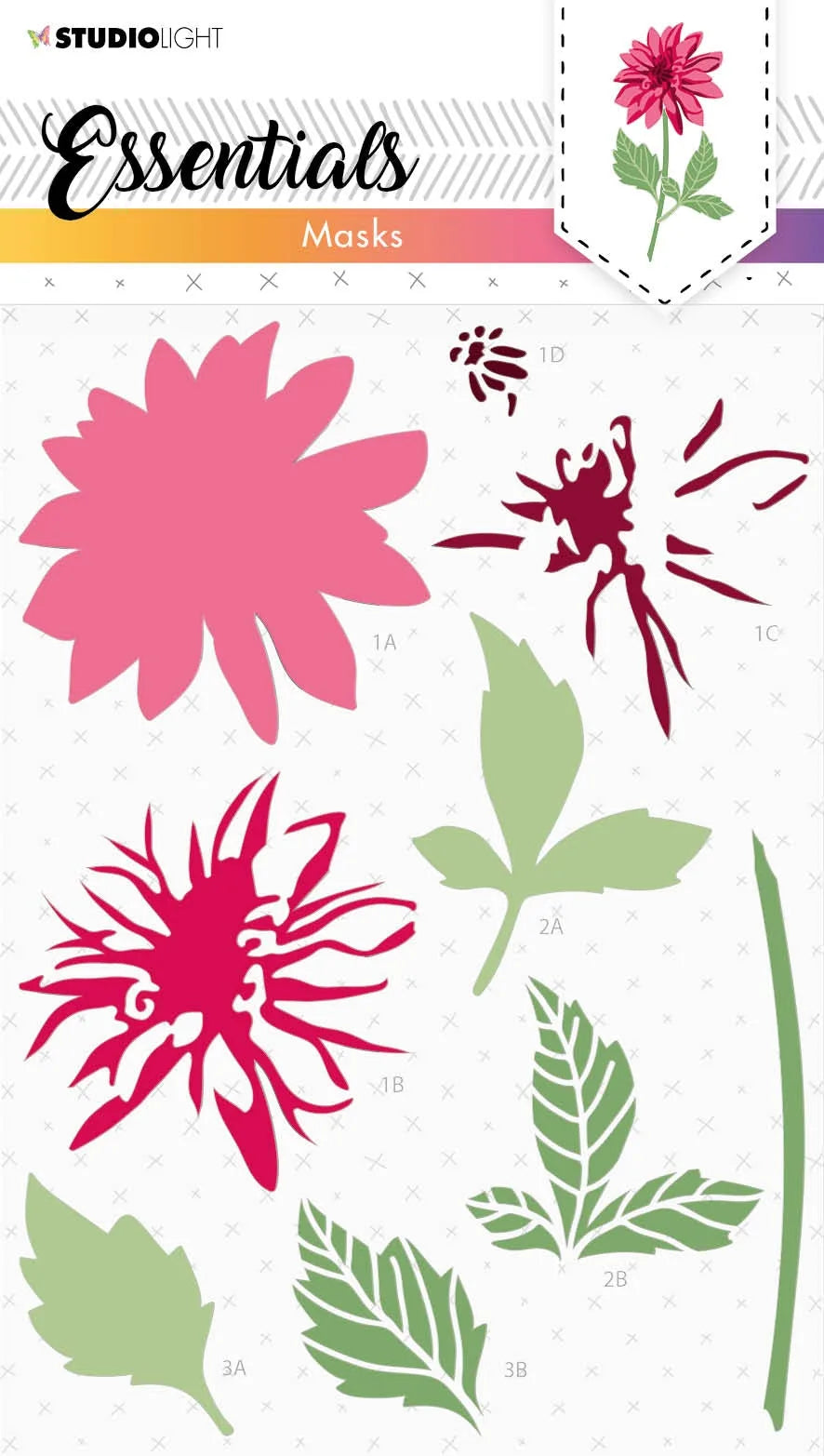 Masque SL Dahlia Essentials 150x210x1mm 1 PC no. 80