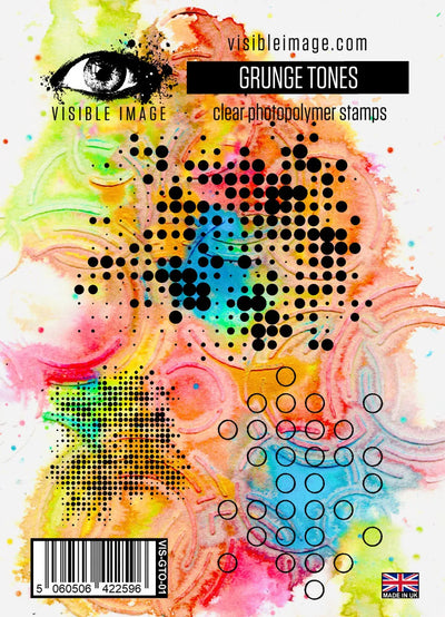 Visible Image Grunge Tones - Ensemble de tampons A6