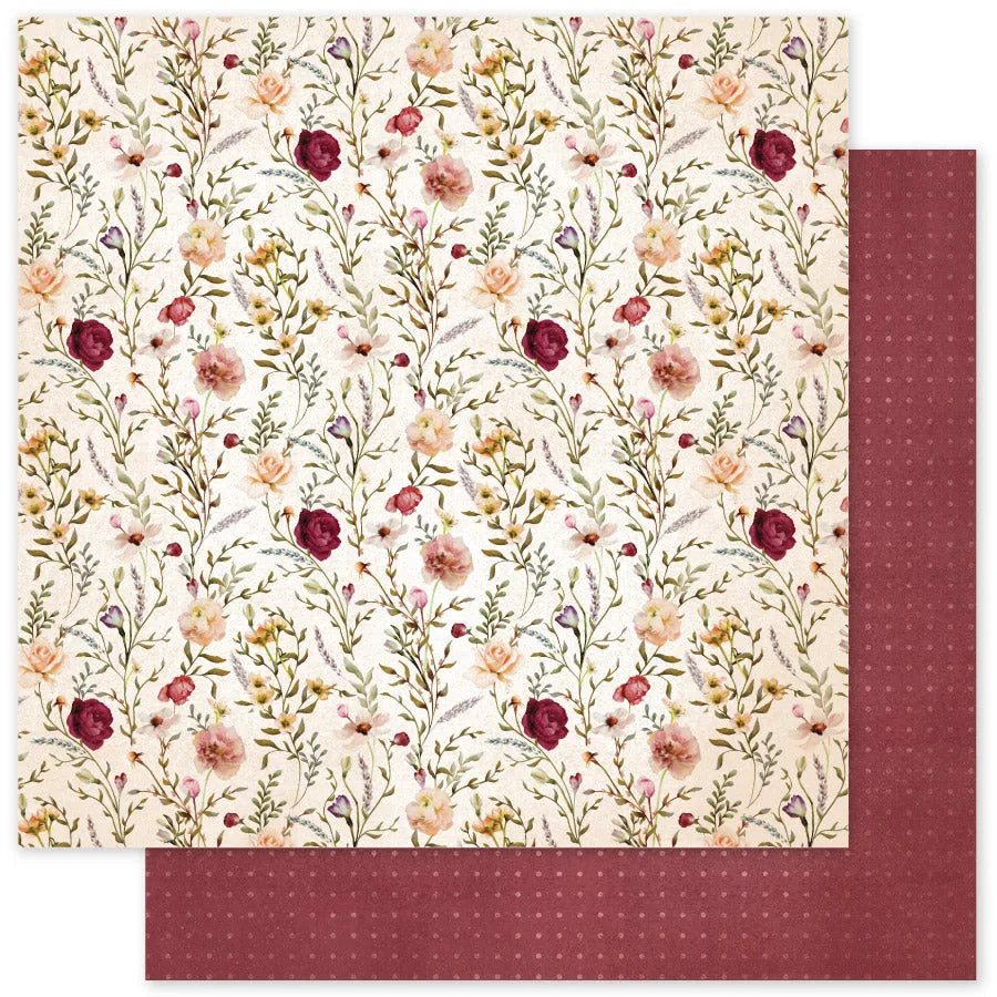 Vintage Rose B 12 x 12 Paper (12 pc Bulk Pack) 33603