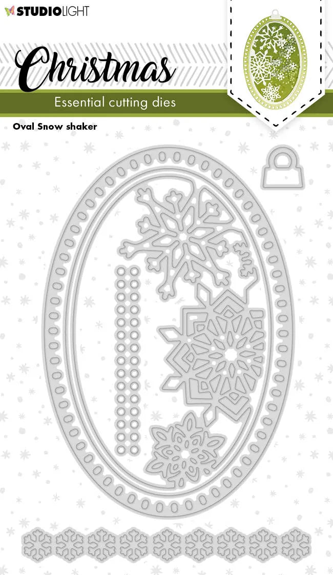 SL Cutting Dies Christmas Oval Shaker Essentials 96x138x1mm 6 PC nr.253