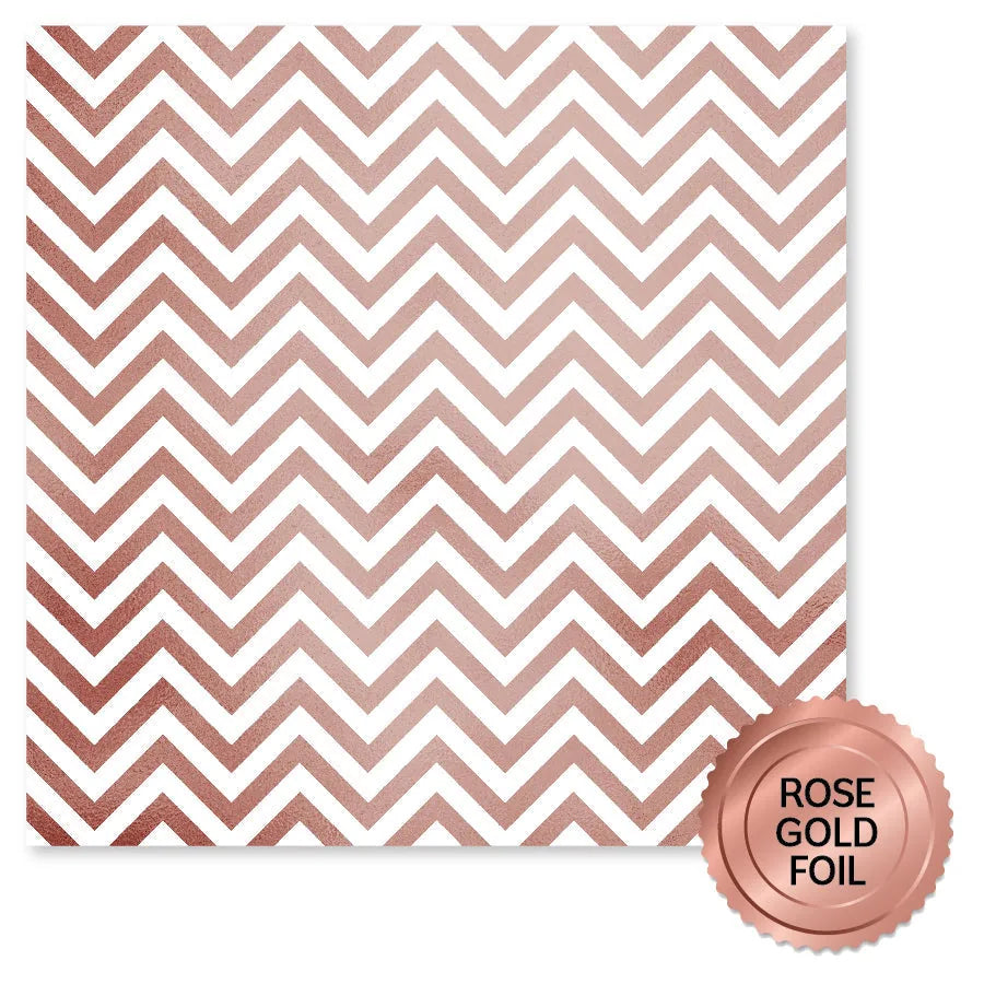 Papier Rose Gold Feuille F Lavande & Roses 12x12 (Paquet en Gros de 6) 32214