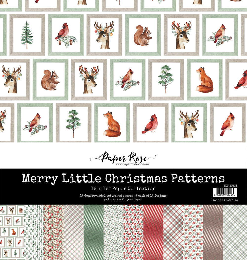 Collection de papier Merry Little Christmas Patterns 12x12 30531