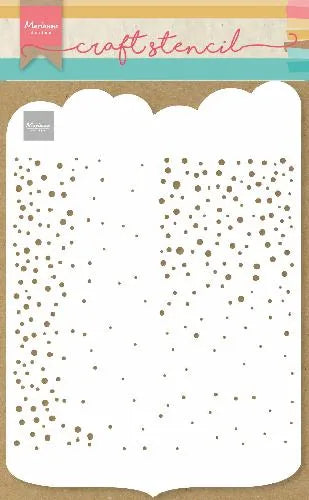 Pochoir Marianne Design Slimline Pois - A4