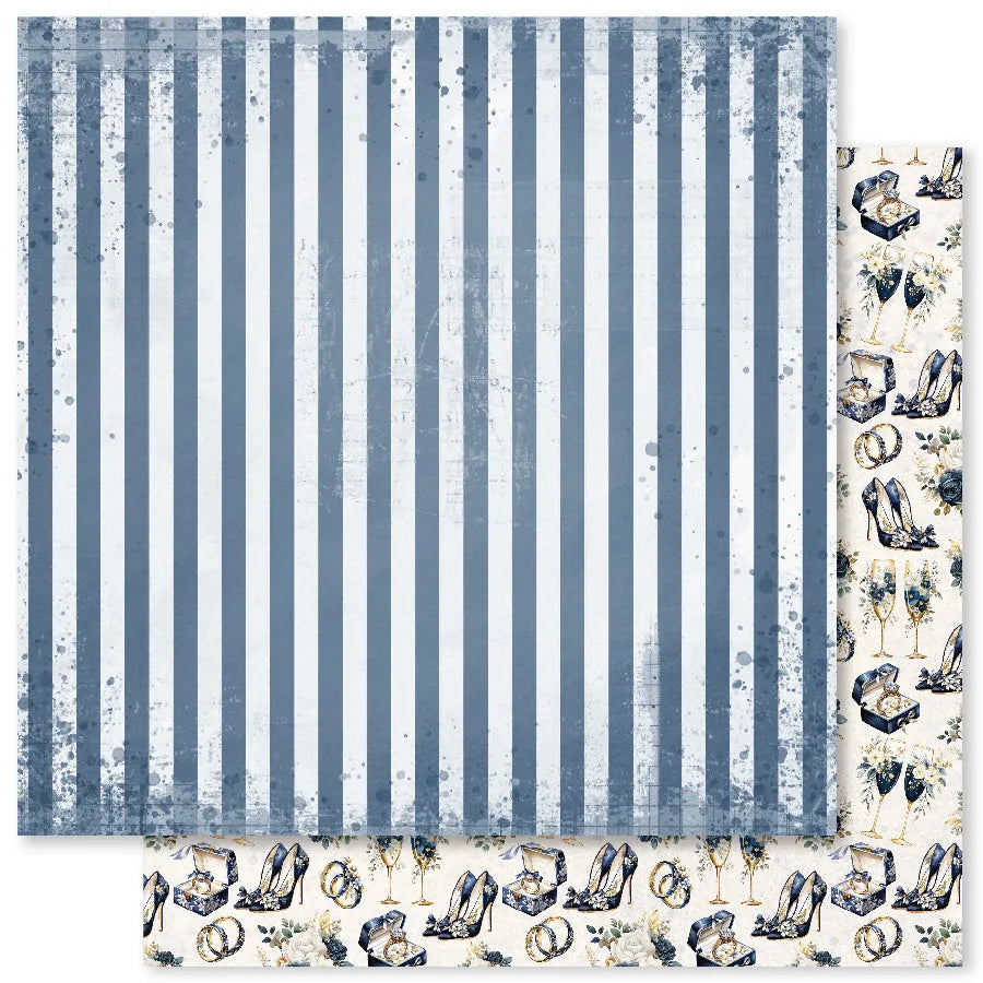 Wedding Blooms 2.0 D 12 x 12 Papier (Paquet en vrac de 12) 34449