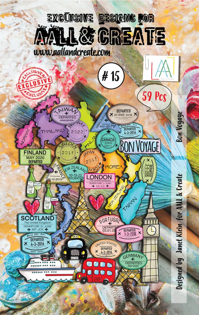 AALL and Create Ephemera - 015 - Bon Voyage