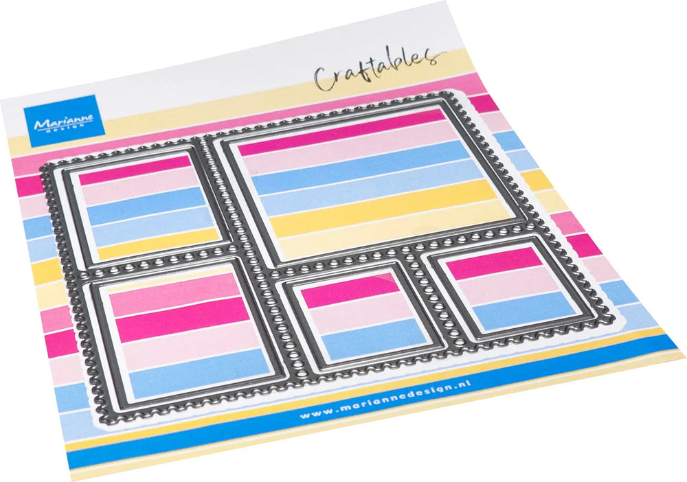 Marianne Design Craftables - Pochoir - Tampon Carré