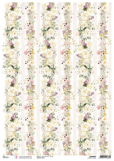 Papier de riz Ciao Bella A3 Piuma Essential Details - 3 feuilles