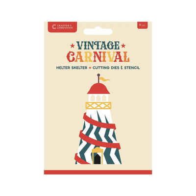 Ensemble de matrices et pochoirs en métal « Carnaval d'Antan » - Toboggan géant