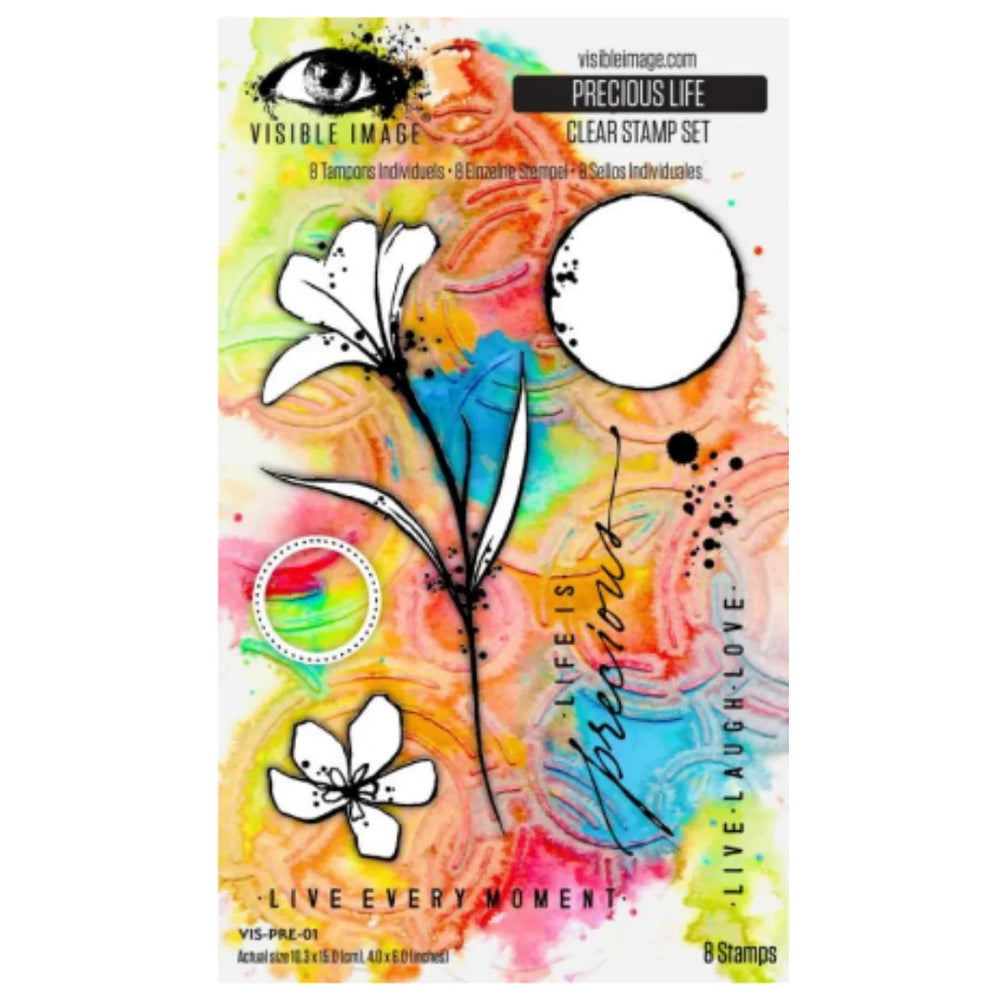 Ensemble de tampons Visible Image Precious Life 4po x 6po