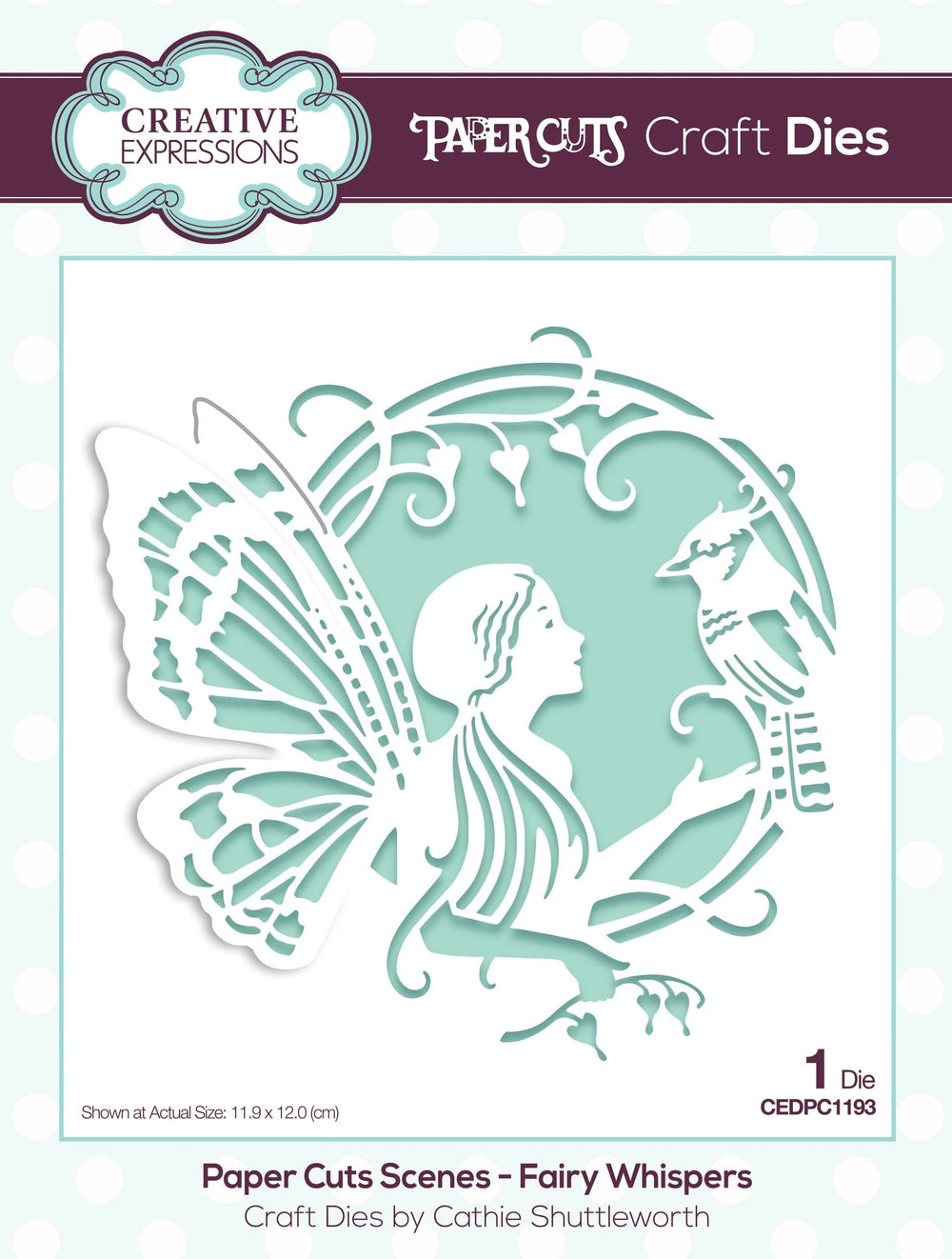 Creative Expressions Paper Cuts Scène Murmures de fées Matrice de découpe