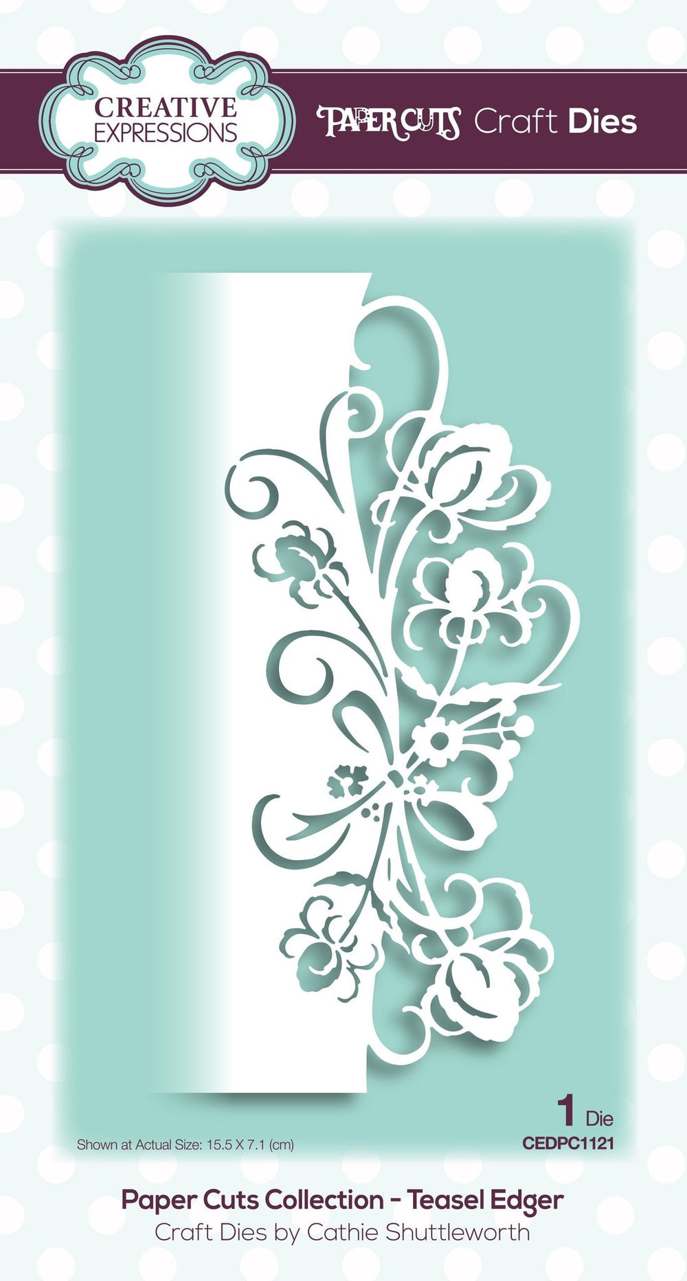 Creative Expressions Paper Cuts Teasel Edger Craft Die