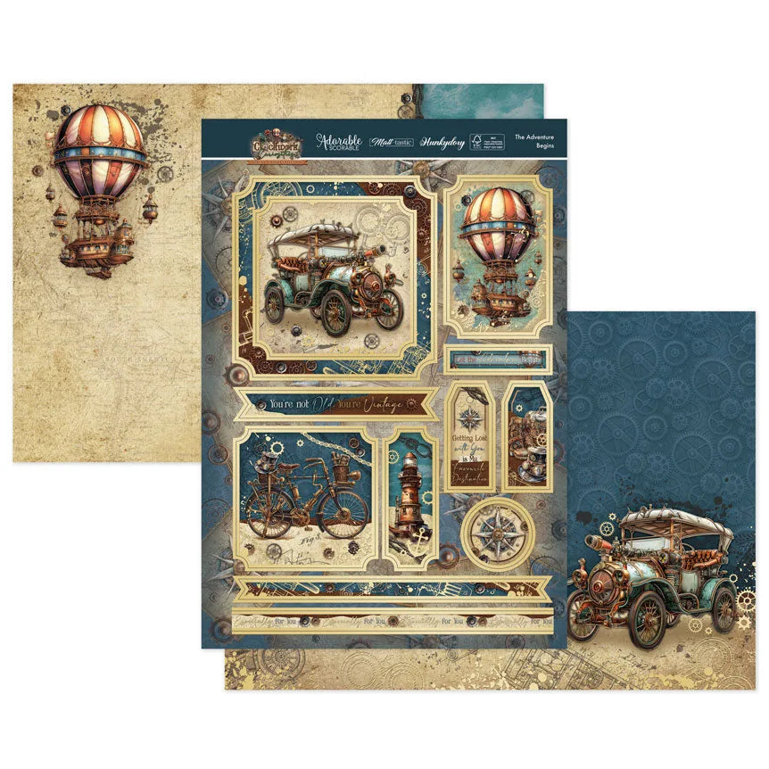 L'aventure commence Ensemble de toppers de luxe