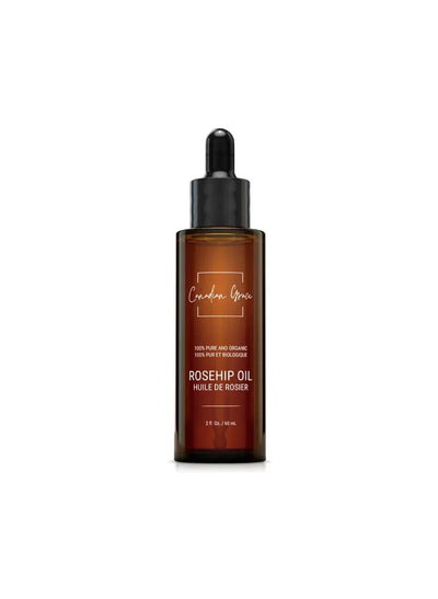 Huile d'églantier 100 % biologique Canadian Grace – Pour les ridules, le teint irrégulier et une peau plus lumineuse