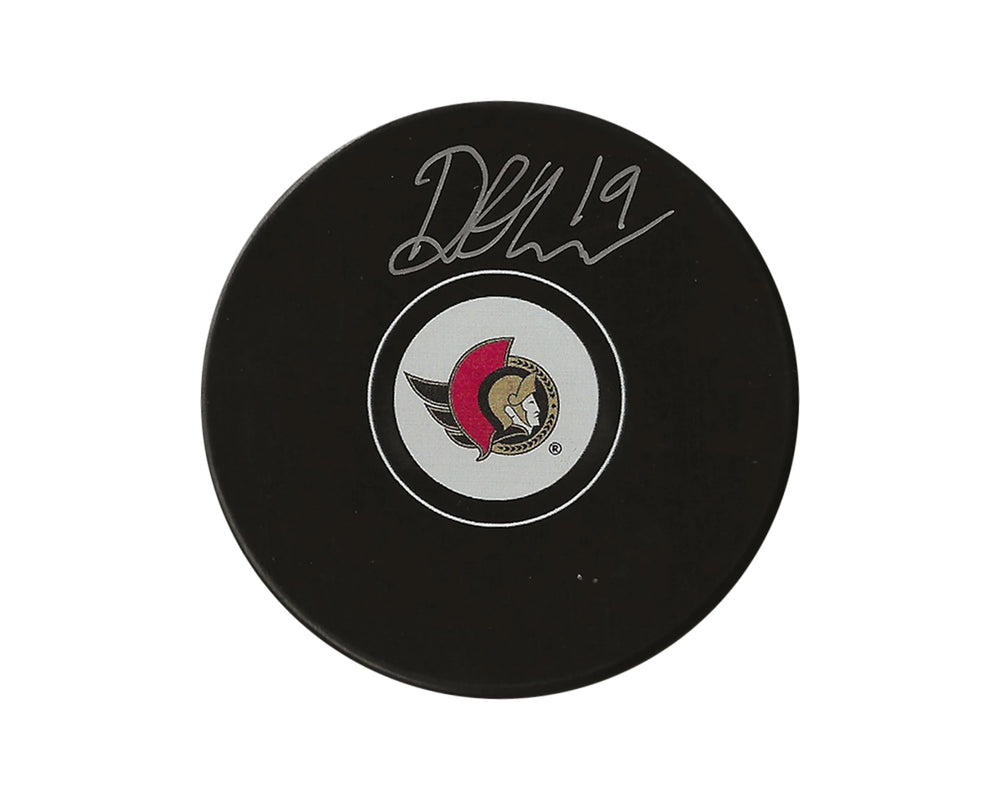 Drake Batherson Autographed Ottawa Senators Autograph Model Puck — TS Sports Memorabilia