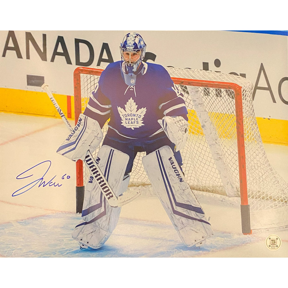 Joseph Woll Autographed Toronto Maple Leafs Goalie Stance 11x14 Photo — TS Sports Memorabilia