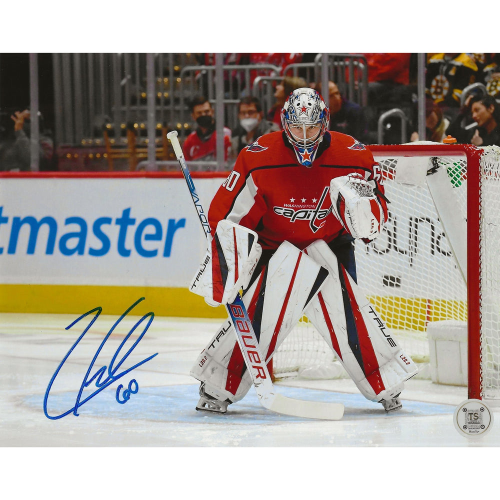 Zach Fucale Autographed Washington Capitals Goalie Stance 8x10 Photo — TS Sports Memorabilia