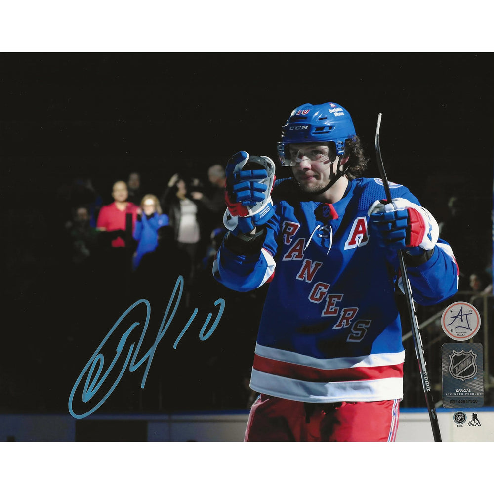 Artemi Panarin Autographed New York Rangers 8x10 Photo — TS Sports Memorabilia