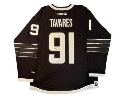 Maillot réplique alternatif Reebok Premier des Islanders de New York, autographié par John Tavares