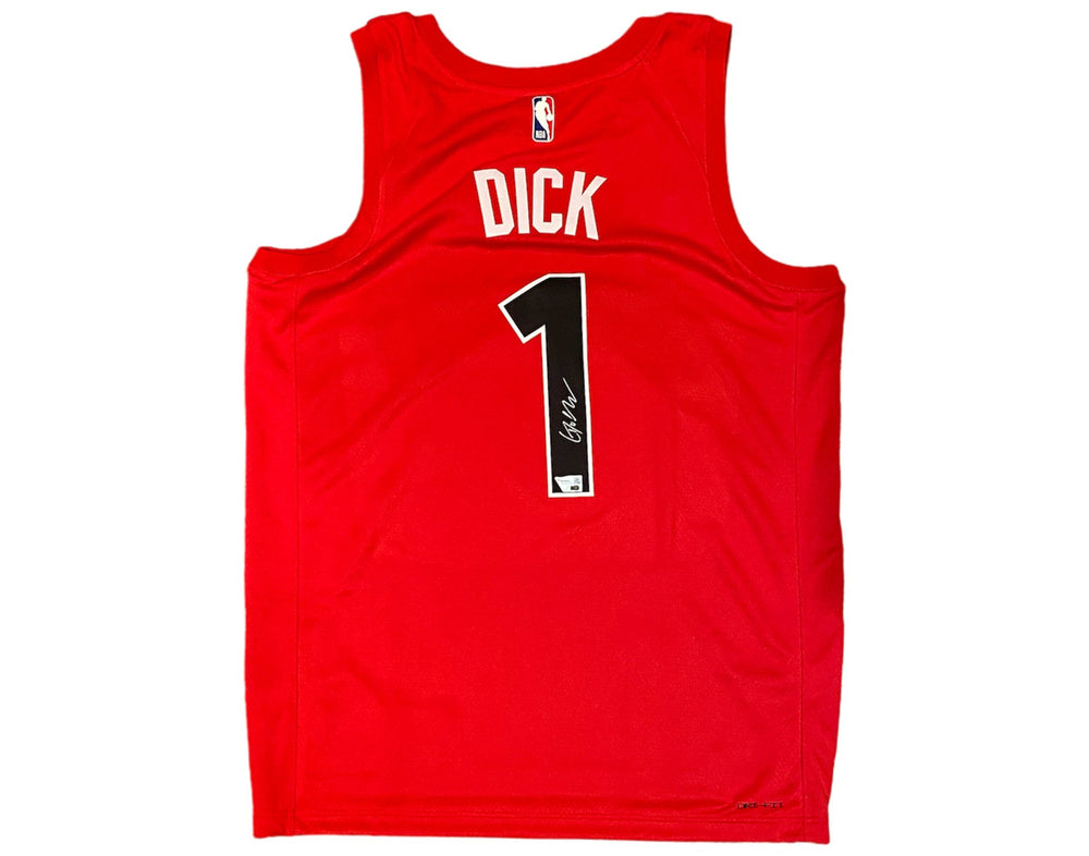 Gradey Dick Autographed Toronto Raptors Nike Swingman Icon Edition Jersey — TS Sports Memorabilia