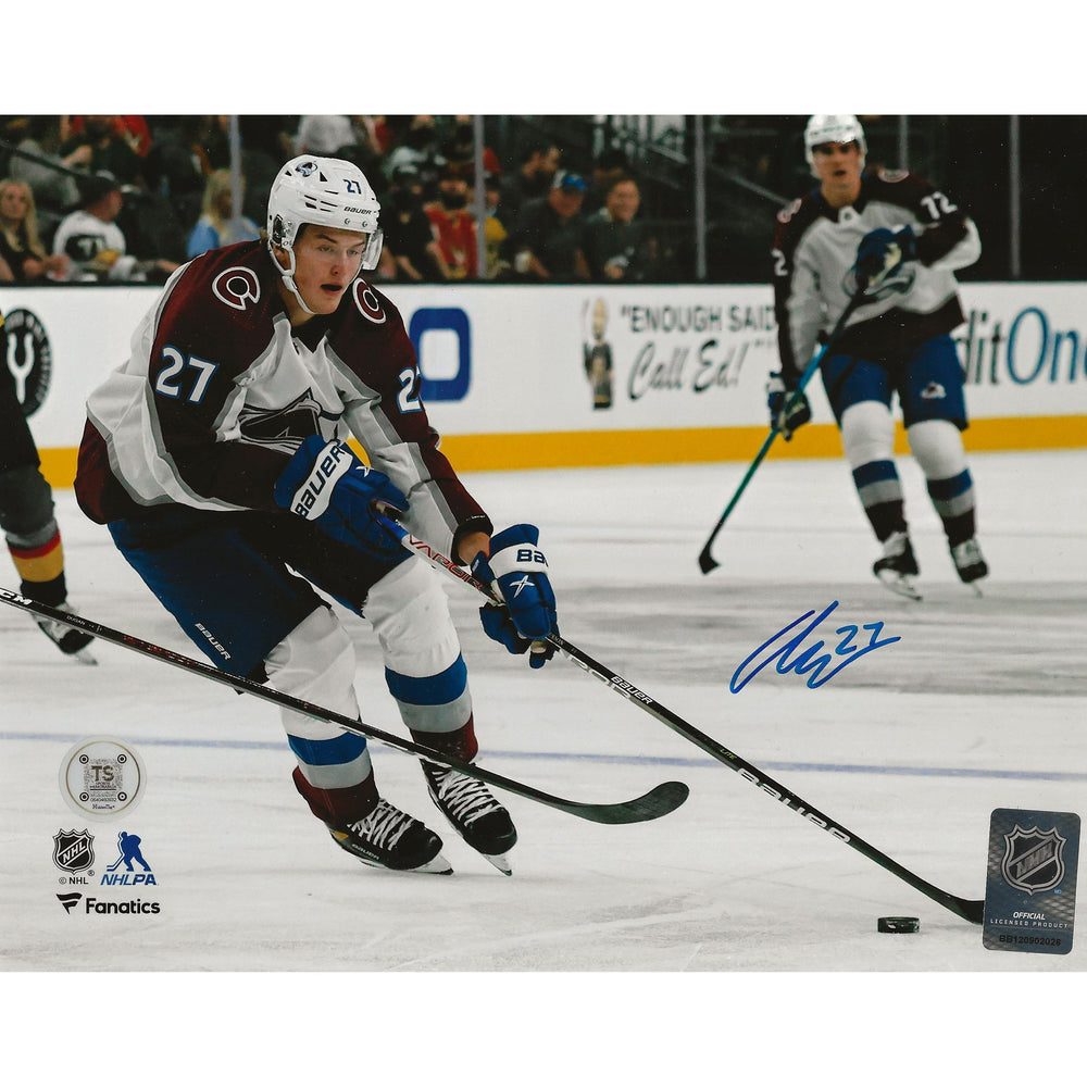 Oskar Olausson Autographed Colorado Avalanche Skating 8x10 Photo — TS Sports Memorabilia