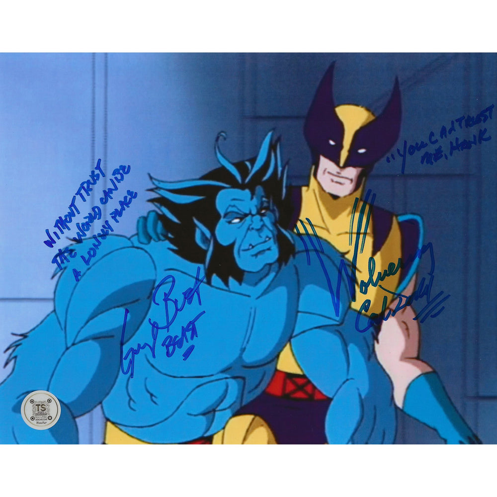 Cal Dodd & George Buza Autographed X-Men Wolverine & Beast 8x10 Photo Inscribed — TS Sports Memorabilia