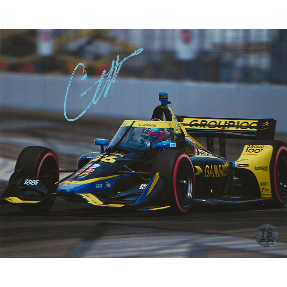 Colton Herta Autographed IndyCar 8x10 Photo *As Is* — TS Sports Memorabilia
