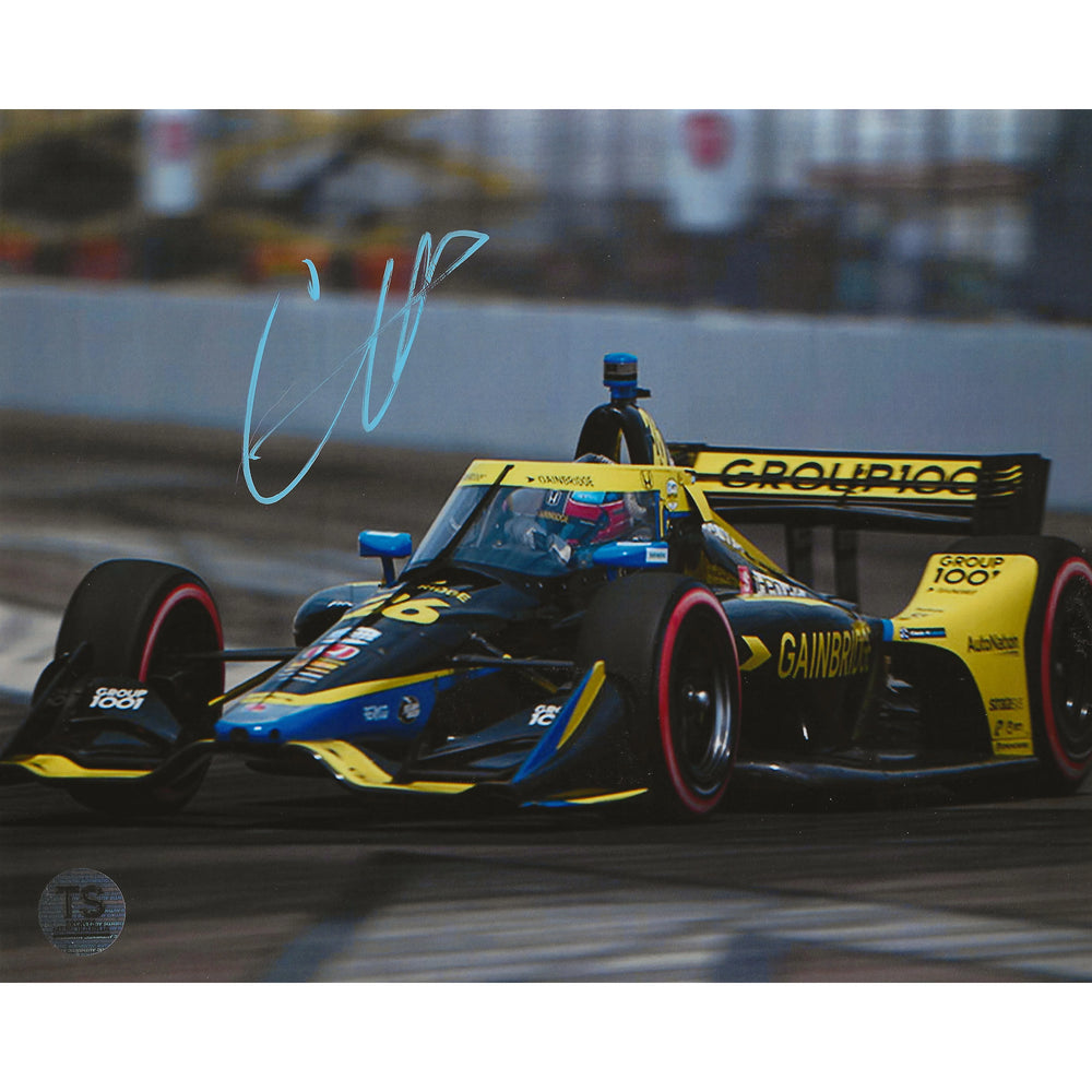 Colton Herta Autographed IndyCar 8x10 Photo *As Is*