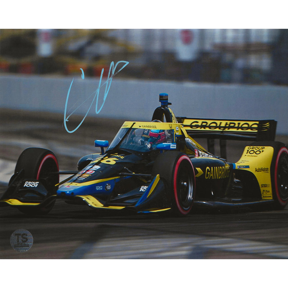 Colton Herta Autographed IndyCar 8x10 Photo *As Is* — TS Sports Memorabilia