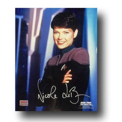 NICOLE DE BOER AUTOGRAPHED  DEEP SPACE NINE PHOTO - EZRI DAX 8X10 SIGNED 8X10 PHOTO COLLECTIBLE DISPLAY