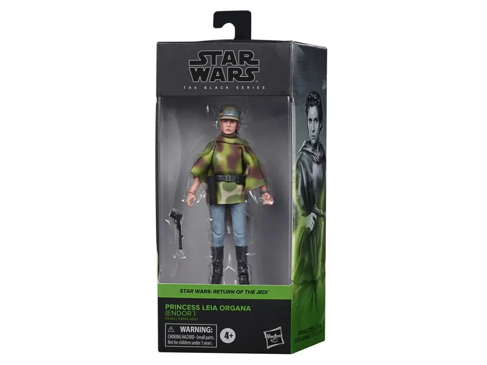 Star Wars La série The Black Series Leia Endor ROTJ 6 pouces Figurine d'action