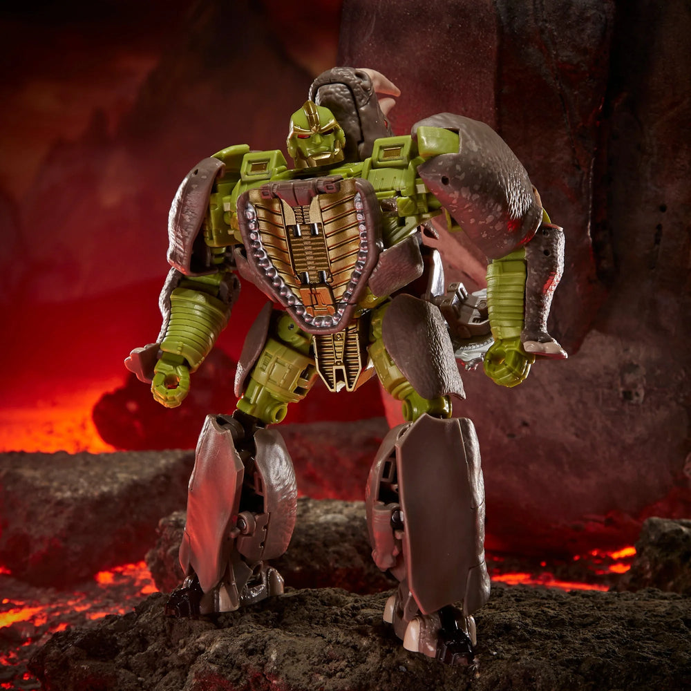 Transformers Toys Generations War for Cybertron: Kingdom Voyager WFC-K27 Rhinox Action Figure