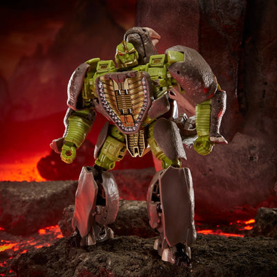 Transformers Jouets Generations War for Cybertron : Kingdom Voyager WFC-K27 Figurine Rhinox