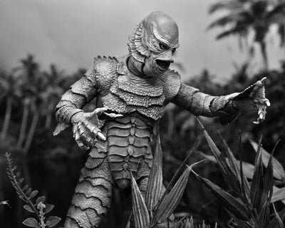 Monstres Universels - Figurine Ultime de la Créature du Lac Noir - N&B