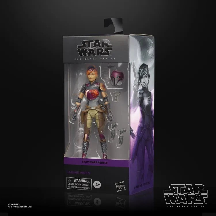 Star Wars : La série The Black Series, figurine de 6 pouces Sabine Wren Rebels