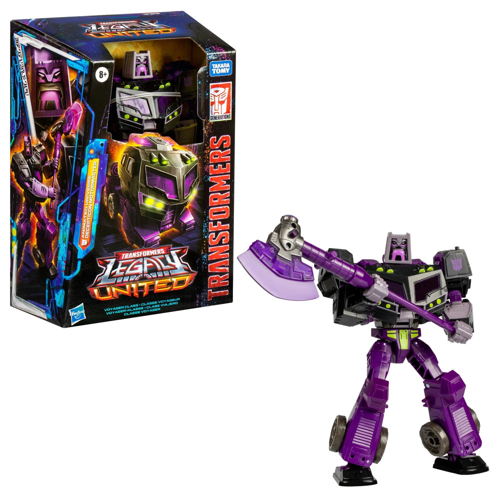 Transformers Legacy United Classe Voyager : Univers animé Decepticon Motormaster