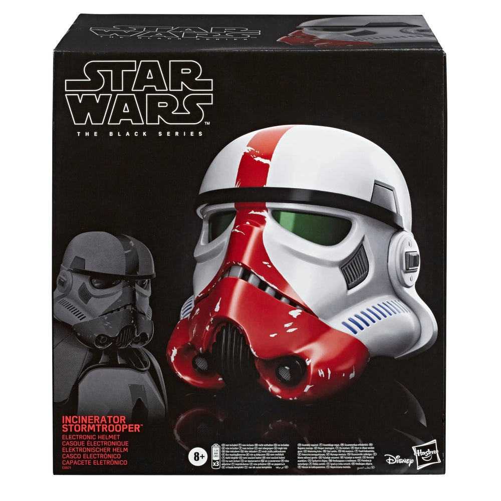 Star Wars The Black Series - Casque électronique haut de gamme d'Incinerator Stormtrooper