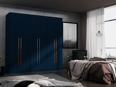 Armoire autoportante moderne Torino - Bleu nuit